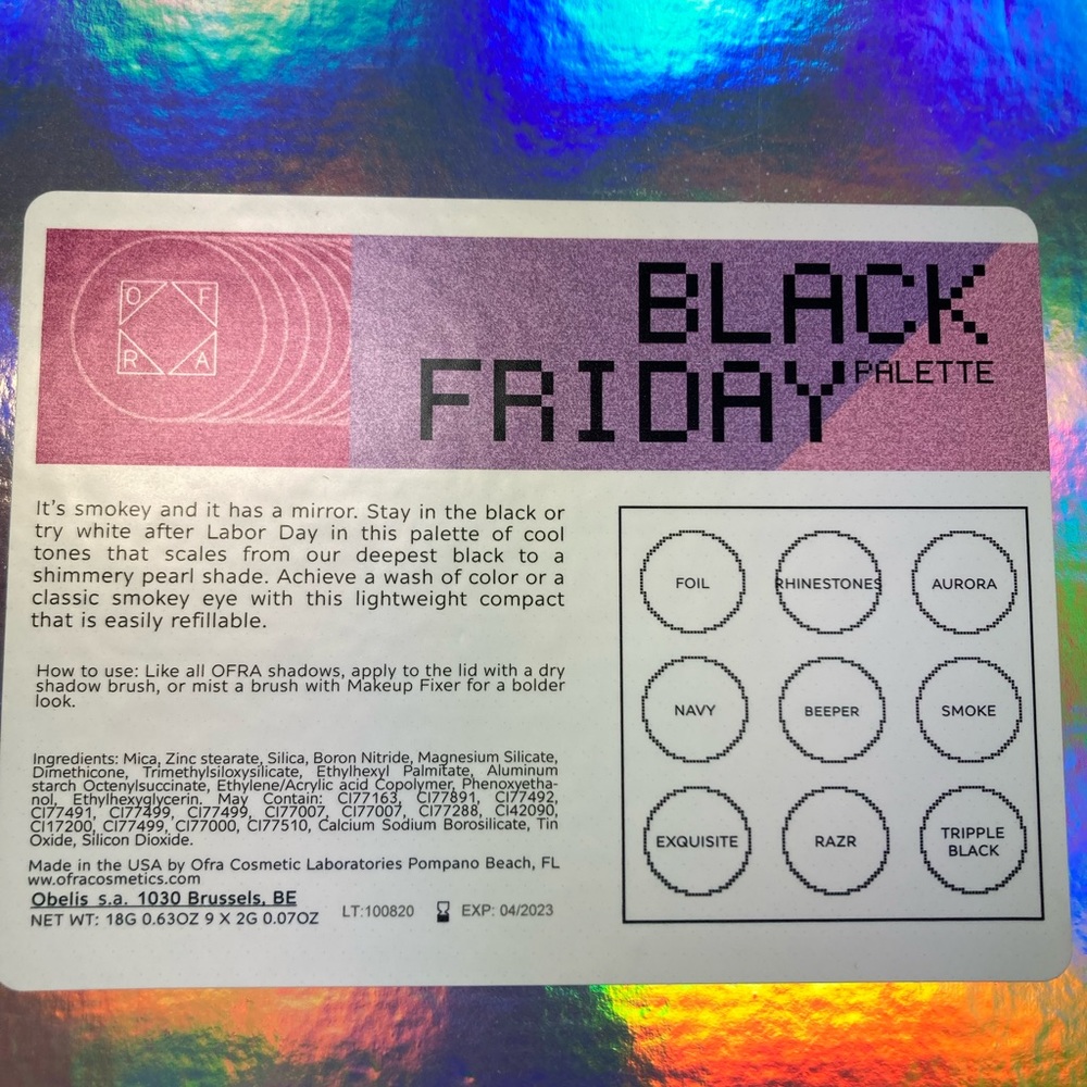 OFRA Black Friday Eyeshadow Palette - Picture 6 of 6